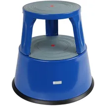 Dönges Rollhocker, Metall, blau