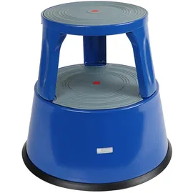 Dönges Rollhocker, Metall, blau