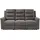 Atlantic Home Collection 3-Sitzer Couch 100% PES Grau