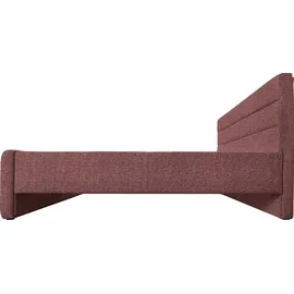 OTTO products Polsterbett »Merrit«, Quernaht im Kopf- und Fußteil, in 5 Breiten, auch in 220 cm Länge