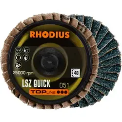 RHODIUS TOPline LSZ QUICK Fächerschleifscheibe D51 K40