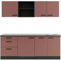 OPTIFIT Küchenzeile Palma 210 cm rot