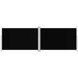 vidaXL Balkon-Sichtschutz 200 x 600 cm Schwarz Polyester 2 St.