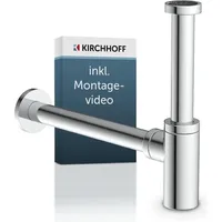 Schütte KIRCHHOFF DS-5WK Flaschensiphon, Chrom, 1 1/4" x 32