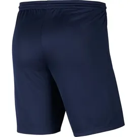 Nike Park III Dri-FIT Fußball Shorts Midnight Navy/White L