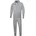 Base Jogginganzug Hoodie hellgrau meliert XL
