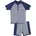 2tlg Badeoutfit Maritim Blau 110/116