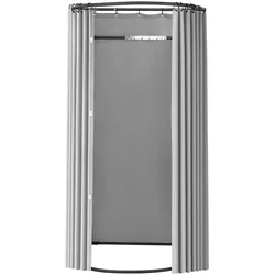 VEVOR Umkleidekabine Tragbarer Umkleideraum Sichtschutz Grau-Weiß 100x95x200cm