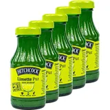 Hitchcock 5er Pack Limettensaft Pur 100% Direktsaft Saft aus ca. 8 Limetten 0,2L