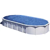 Gre Atlantis Oval-Stahlwandbecken-Set 915 x 470 x 132 cm inkl. Filterpumpe und Poolleiter