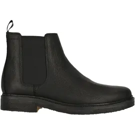 CLARKS Clarkdale Easy Mädchen, Gr. 44 schwarz, Leder, Schuhe Stiefel, mit elastischen Einsätzen an den Seiten