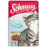 Schmusy Ragout in Jelly Thunfisch Katzenfutter nass