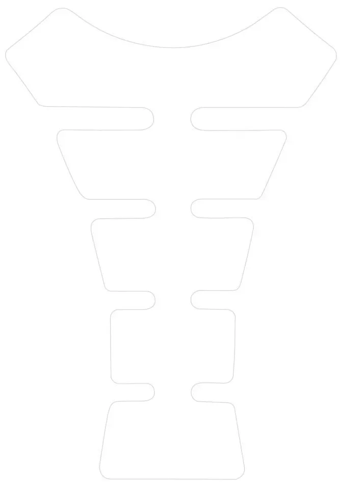 Oxford Spine Super Thin Tank Pad, wit, Eén maat Voorman