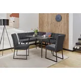Jockenhöfer Gruppe Esstisch Emporio, kompaktes Stellmaß (120x70 cm), dunkle Holzoptik grau