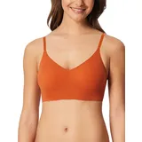 SCHIESSER Damen nahtloses Bustier Spaghettiträger mit herausnehmbaren Pads - Invisible Soft