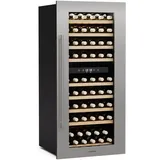 Klarstein Weinkühlschrank Vinsider Duo 79 Flaschen, 2 Zonen, 5-22 °C, Touch-Bedienung, LED, UV-Schutz, Einbau, Schwarz