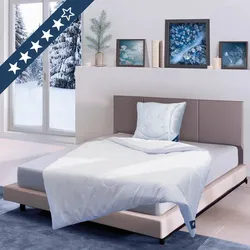 Winter Kamelhaardecke »LUXUS« – 100% Kamelhaar, Größe: 200x200