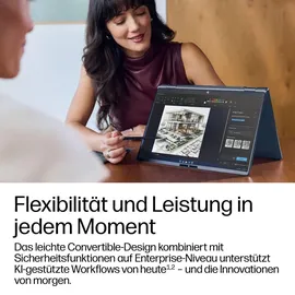 HP EliteBook X Flip G2i 14" Intel Core Ultra 7 356H 32 GB RAM 1 TB SSD Win11 Pro DL9W9ET