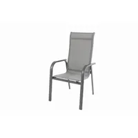 Beckhuis Living Widoo Hochlehner 61,5 x 67 x 110 cm silber 2 St. 879010