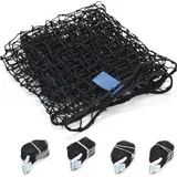 SpanSet Sicherungsnetz 1,3 x 1,6m schwarz 4 Zurrgurten