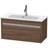 Duravit Ketho Waschtischunterschrank KT642302121 80 x 38,5 cm, Nussbaum dunkel,