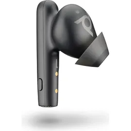 HP Poly Voyager Free 60+ UC M Carbon Black Earbuds + BT700 USB-C Adapter + Touchscreen-Ladeetui