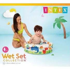 Intex 3-Ring Badebär Baby Pool 61 x 22 cm