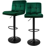 ML-Design Barhocker Grün, Metall, 50x112x45 cm, Esszimmer, Barmöbel, Barhocker