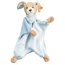 Steiff Gute Nacht Hund Schmusetuch, 30 cm blau