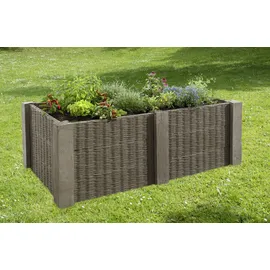 Kann ZierElement Weidengeflecht 90 x 25 x 4 cm braun