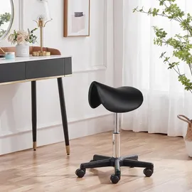 Yaheetech Sattelhocker schwarz