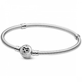Pandora Armband Moments "Herz-Unendlichkeits-Verschluss" Silber 599365C00 18 cm