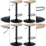 CLP 4er Set Barhocker Skelde natura