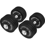 Bad Company Guss Kurzhantel-Set 85Kg (2x42,5) Hantelscheiben Hantelset