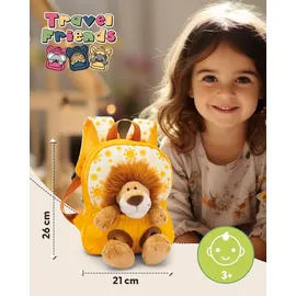 NICI Rucksack mit Löwe Plüschtier