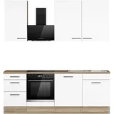 OPTIFIT Küchenzeile Fiona 230 cm weiß