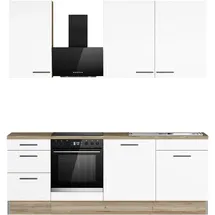 OPTIFIT Küchenzeile Fiona 230 cm weiß