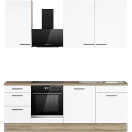 OPTIFIT Küchenzeile Fiona 230 cm weiß