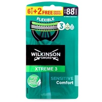 Wilkinson Xtreme 3 Sensitive Comfort Einwegrasierer, - 3-schneidig