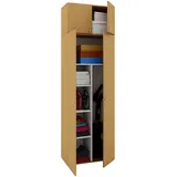VCM Vandol II Putzschrank 39 x 218 x 70 cm Braun