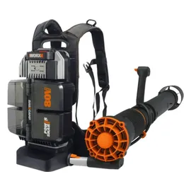 Worx Nitro WG572E – Rückentragbarer Akku-Laubbläser – 4x20V/4Ah