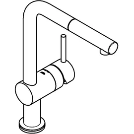 Grohe Minta Touch supersteel 31360DC1
