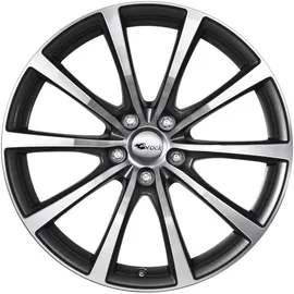 BROCK B32 8,5 x 20 5 x 108 ET45 MB72,6 Grau Poliert