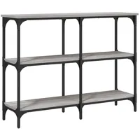 VidaXL Konsolentisch Grau Sonoma 100x29x75 cm Holzwerkstoff