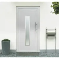 Solid Elements Haustür KF-03  (100 x 210 cm, DIN Anschlag: Rechts, Weiß)