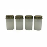 Relaxdays LED Grablicht 4 St. weiß