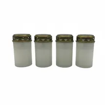 Relaxdays LED Grablicht 4 St. weiß