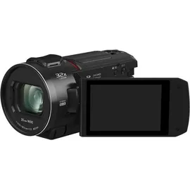 Panasonic HC-VX3E-K 4K-Camcorder, 4K-Video (25p), 25-mm-F1.8-Weitwinkelobjektiv, 24-facher optischer Zoom, Hybrid OIS+, HDR, Zoom-Mikrofon, Touchscreen, kreative Funktionen, Schwarz
