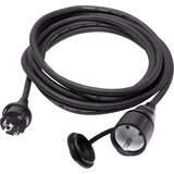 Sygonix SY-5044440 Strom Verlängerungskabel 16A Schwarz 5.00m H07RN-F 3G 1,5mm2