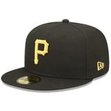 New Era Pittsburgh Pirates MLB AC Performance Black 59Fifty Fitted Cap in Grau, Größe 7 7/8-63cm (XXL) - 62-63